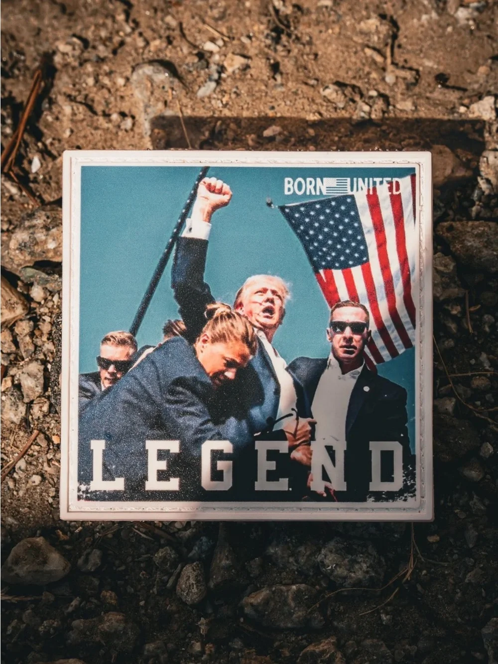 Patriotic Trump 'Legend' Velcro Patch
